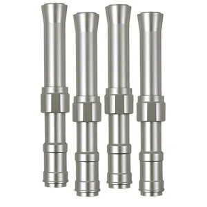 Dippert, juego de tapas de varillas de empuje de aluminio Evo B.T. Plateado