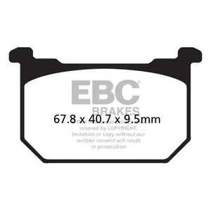 Pastillas de freno sinterizadas EBC Double-H