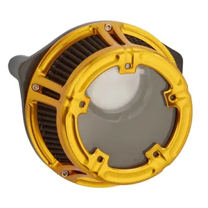 Arlen Ness, kit de filtro de aire Method. Dorado