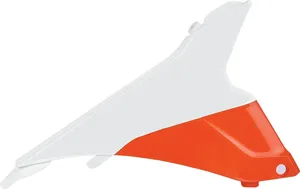 Cubierta de la caja de aire - Tapa de filtro blanca/naranja
