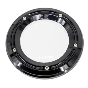 Trask, tapa de embrague serie Assault. Negro mate