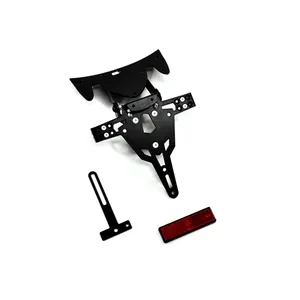Soporte de matrícula Zieger Pro negro