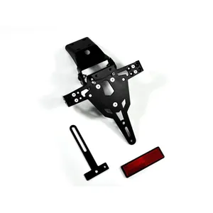 Soporte de matrícula Zieger Pro negro