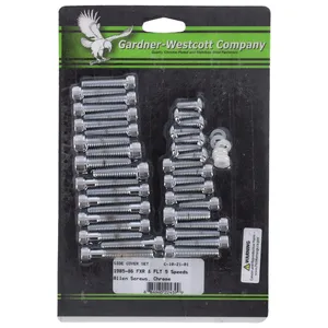 Kit de montaje de tapa lateral Big Twin, cromo allen <span style="color: red;font-size: 0,5em">- PEDIDO ESPECIAL -</span>