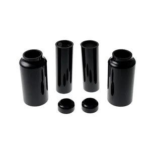 Cult-Werk, kit de cubiertas de horquilla de 6 piezas. Negro brillante