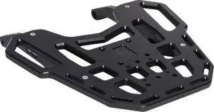 Portaequipajes trasero negro estilo dual-sport para motocicleta