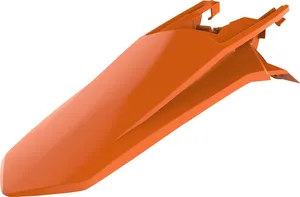 Guardabarros trasero de plástico de repuesto - Aleta trasera naranja