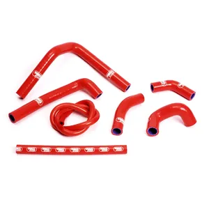 Kit de mangueras de radiador - tubos silicona rojo