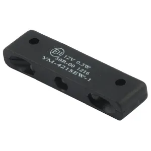 Luz de matrícula Micro LED, negra