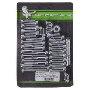 Kit de montaje de tapa lateral Big Twin, hexagonal