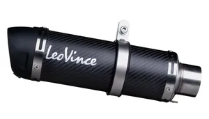 Sistema de escape completo GP Corsa Evo instalado en motocicleta