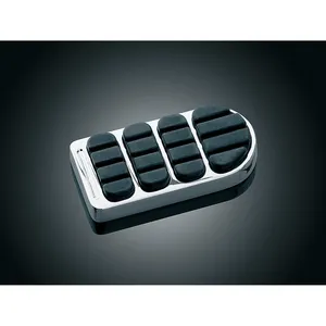 Kuryakyn, almohadilla de pedal de freno ISO. Cuerno largo de +5/8". Cromo