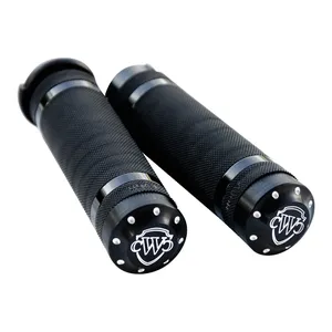 Cult-Werk, puños de manillar estriados de 1" / 25.4mm. Negro