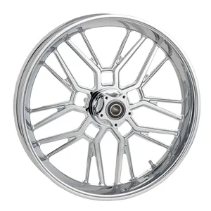 Arlen Ness, llanta Split Spoke 19 x 3.25". Delantera. Cromo <span style="color: red;font-size: 0,5em">- PEDIDO ESPECIAL -</span>