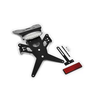 Soporte de matrícula Zieger X-Line negro