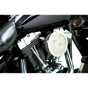 Arlen Ness, kit de filtro de aire Derby Sucker Stage 1. Cromado <span style="color: red;font-size: 0,5em">- PEDIDO ESPECIAL -</span>