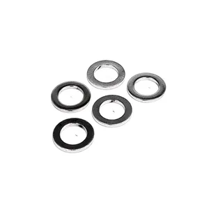 Arandelas planas de 1/4 de pulgada (diámetro exterior pequeño) - Paquete de 25