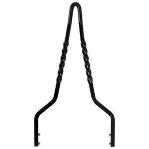 Barra sissy Cycle Visions Twisted Stick 18", negra