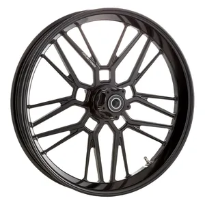 Arlen Ness, llanta Split Spoke 21 x 3.5". Delantera. Negro <span style="color: red;font-size: 0,5em">- PEDIDO ESPECIAL -</span>