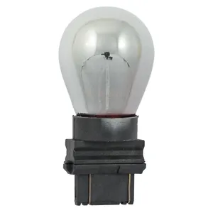 Bombilla #3157. 12v 32/3cp. Vidrio rojo