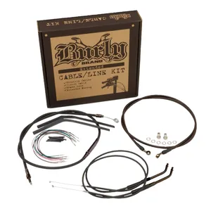 Kit de cables/líneas Burly T-bar 14", negro