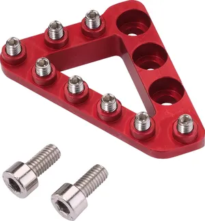 Punta de freno - trasera de aluminio grande roja <span style="color: red;font-size: 0,5em">- ALMACEN USA-</span>