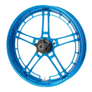 Arlen Ness, llanta fatline 19 x 3.25". Azul