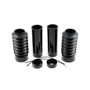 Kit de cubiertas de horquilla de 6 piezas Cult-Werk. Negro brillante