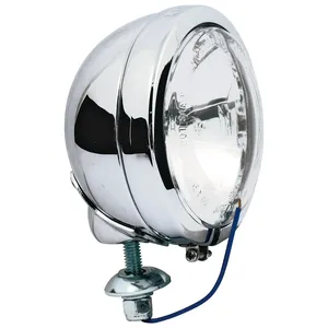 Faro auxiliar estilo FL, 4-1/2". Cromo, lente transparente