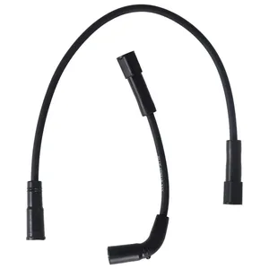 Blue Streak, juego de cables de bujía XXX. Negro, impresión blanca