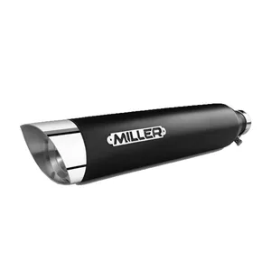Miller, silenciadores slip-on Destiny. Euro 5. Negro mate