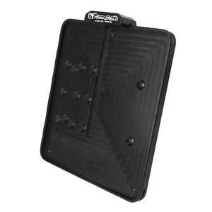 HeinzBikes, soporte de matrícula Slipp-in. Negro