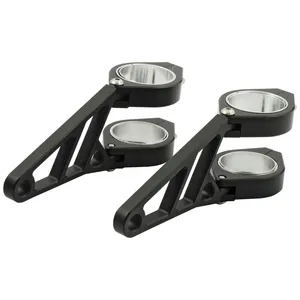 Soporte de faro Fingers, adj. 42-43 mm. Negro