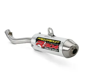 Silenciador de escape R304 Shorty Euro fabricado en acero inoxidable