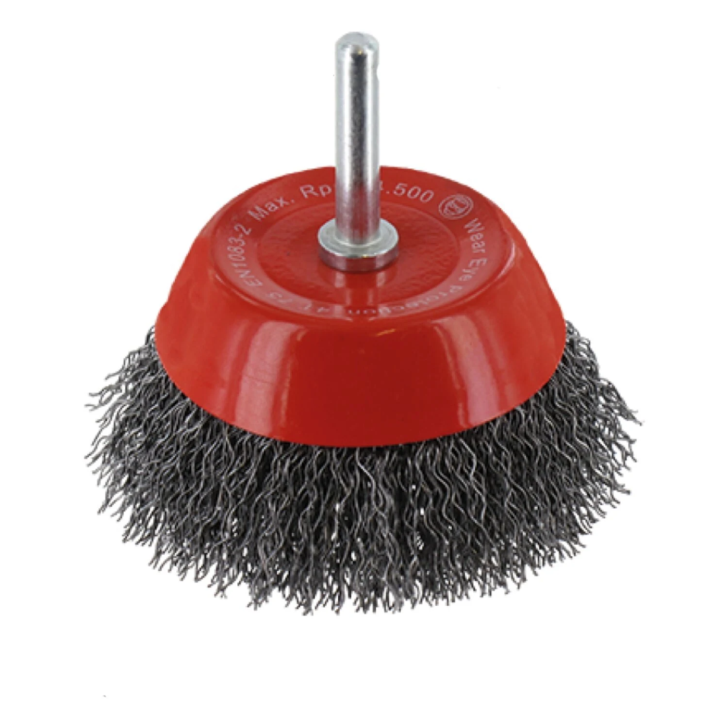 Cepillo de alambre de acero tipo taza M14 Labor Rotec modelo WB0 de 75mm de diámetro