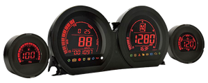 Set de intermitentes LED Koso HD-03 negro para Harley-Davidson Touring y Softail 2014-2023