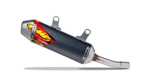 Silenciador slip-on PowerCore 2.1 de aluminio con acabado metálico pulido