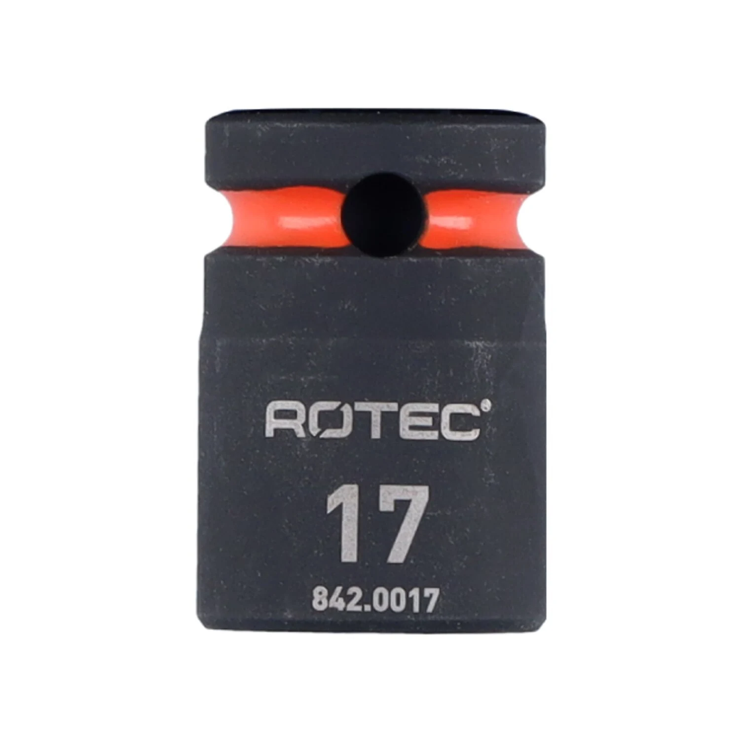 Llave de impacto Rotec cuadrada 1/2 pulgadas corta con hexágono 18mm