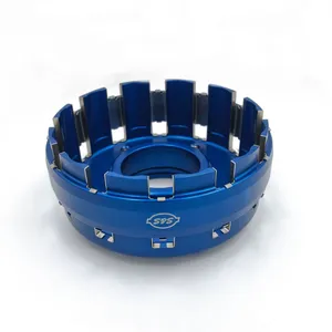 Cesta de embrague S&S de aluminio forjado para motor Twin Cam