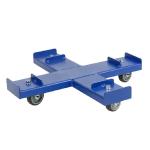 Pressol azul para transportador de barriles de aceite con forma de cruz