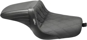 Asiento Kickflip negro estilo bobber para motocicleta