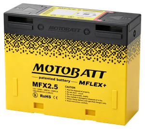 Batería Motobatt Mflex+ LiFePO4 vista frontal