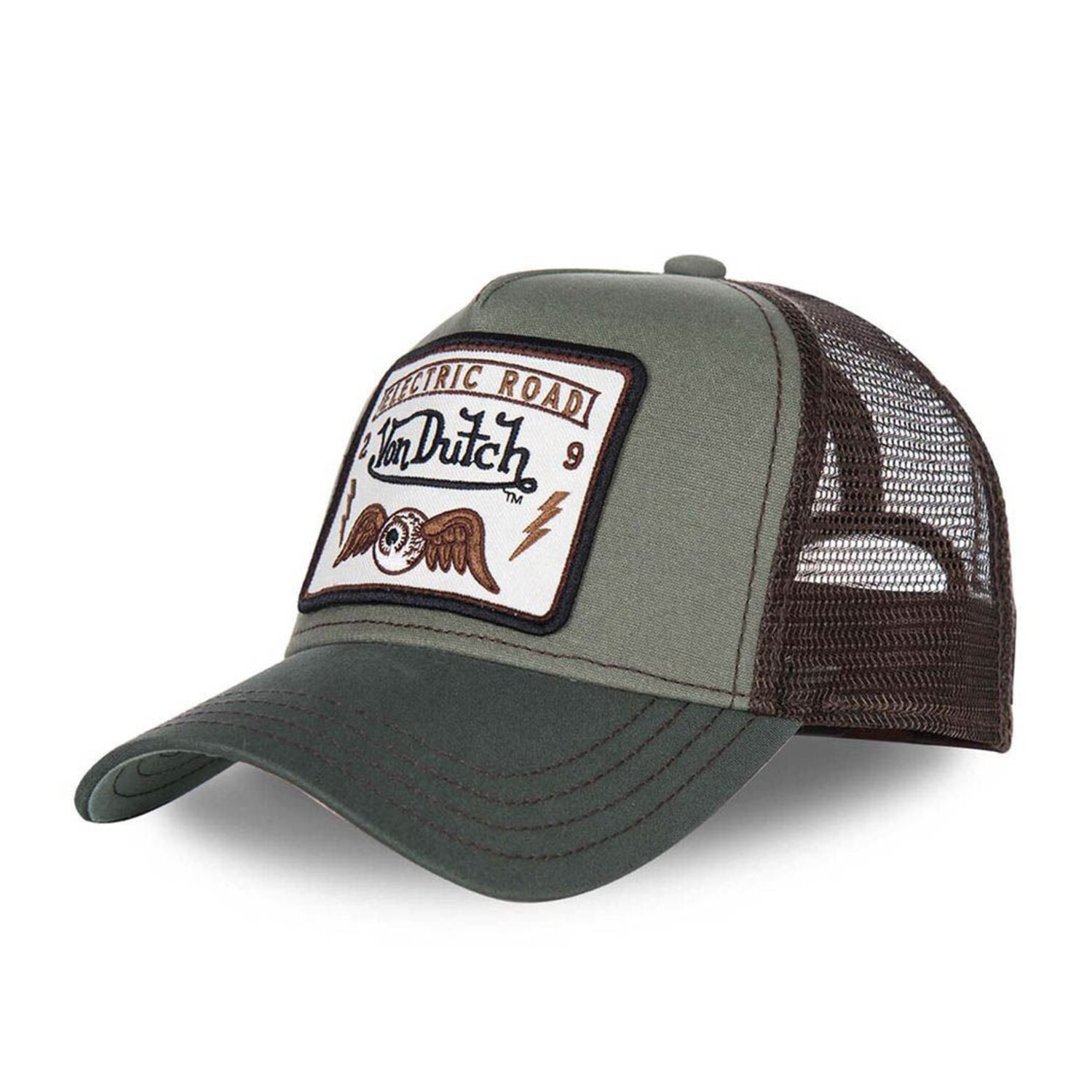Von Dutch gorra cuadrada caqui