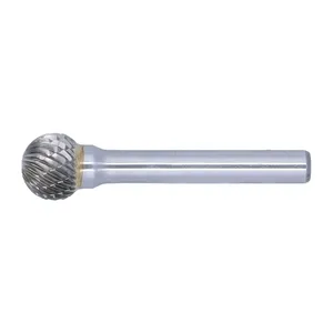 Fresa rotativa de carburo tipo D con diámetro de cabeza de 9,6 mm
