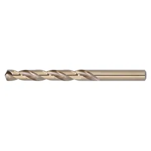 Broca espiral HSS-Co DIN338 de 14,0 mm de diámetro y 160 mm de longitud