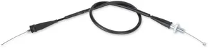 Cable de acelerador negro con funda de vinilo