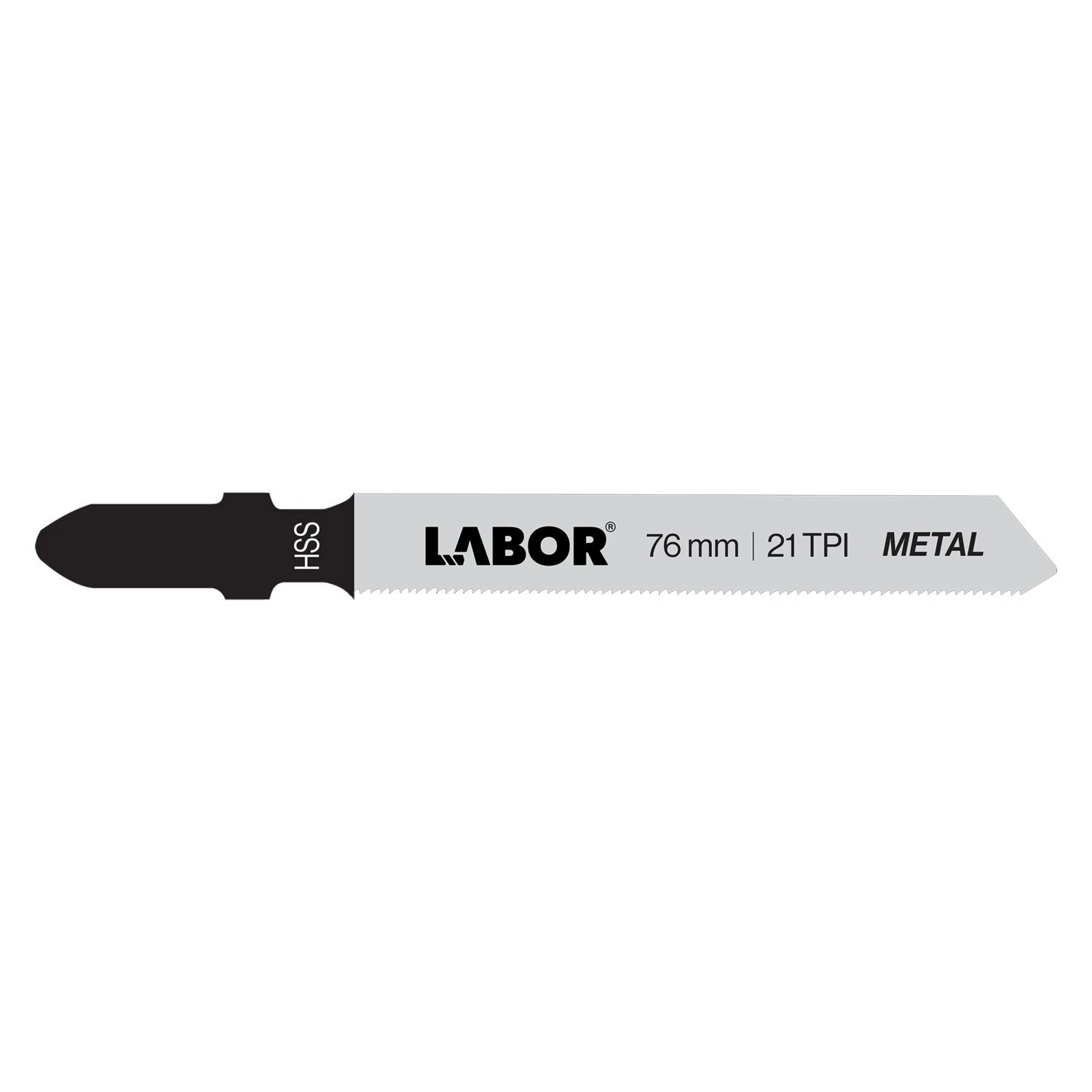 Sierra caladora HSS para metal Labor 21TPI x 76mm