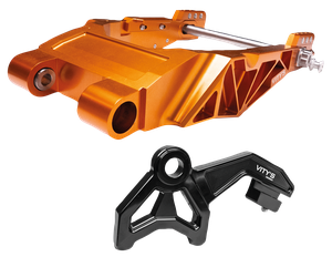 Basculante billet Vity color aluminio para Harley-Davidson Touring