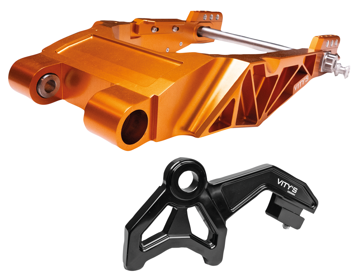 Basculante billet Vity color aluminio para Harley-Davidson Touring