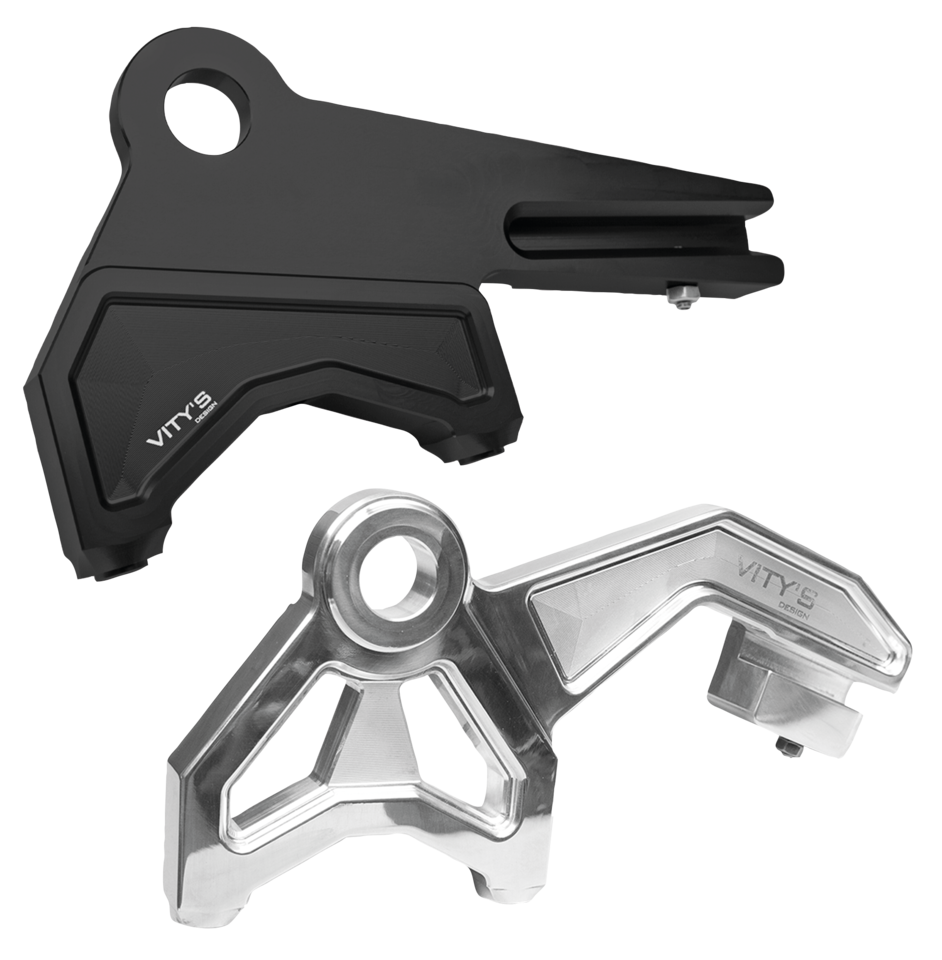 Par de soportes Vity para pinzas de freno traseras de montaje radial